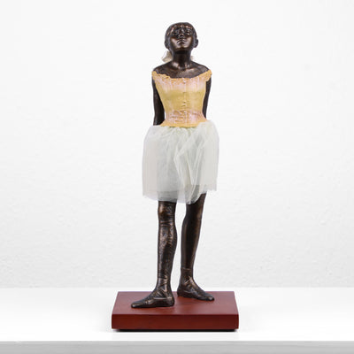 Grande Sculpture de la Petite Danseuse de Degas (Statue en bronze coulé à froid)