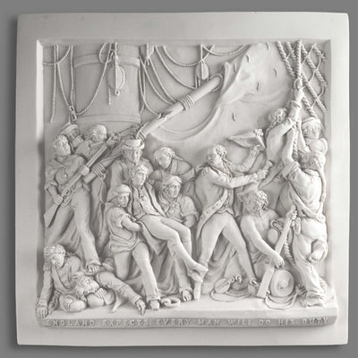 Bas-relief de la colonne Nelson – Sculpture murale en hommage au héros naval britannique