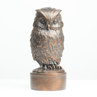 Statue de Hibou de Giambologna (Sculpture en Bronze Coulé à Froid)