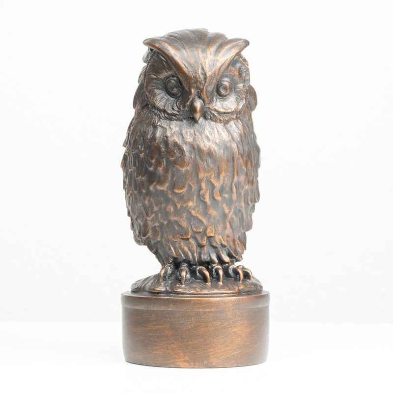 Statue de Hibou de Giambologna (Sculpture en Bronze Coulé à Froid)