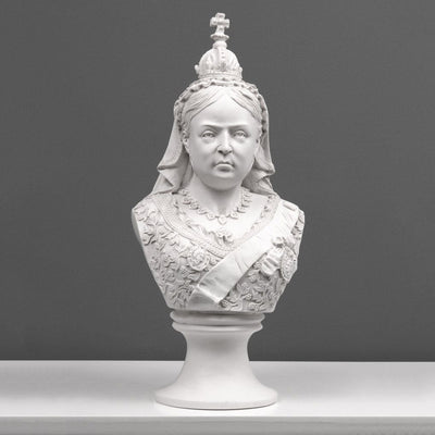 Buste de La reine Victoria - sculpture en marbre