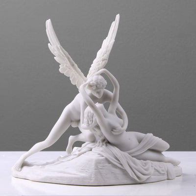 Sculpture Amour et Psyché (Statue blanche)