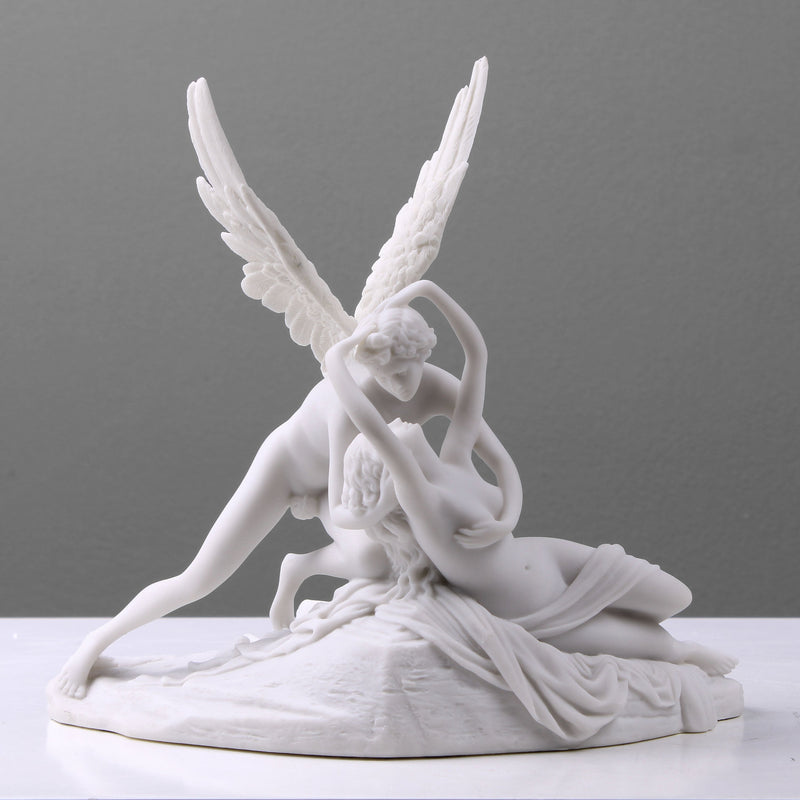 Sculpture Amour et Psyché (Statue blanche)