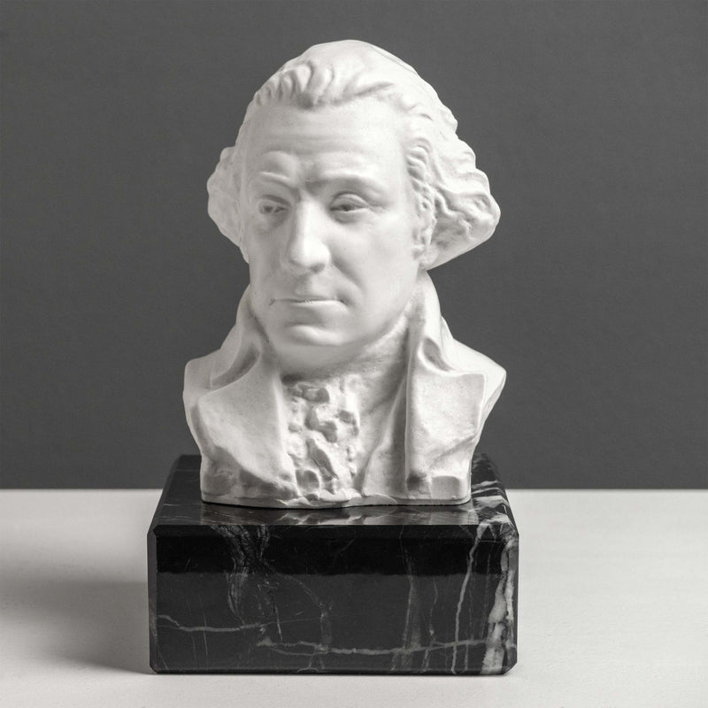 Buste de Washington sur Socle en Marbre Noir