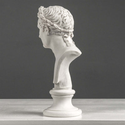 Buste Jules César – Avec couronne de laurier de victoire