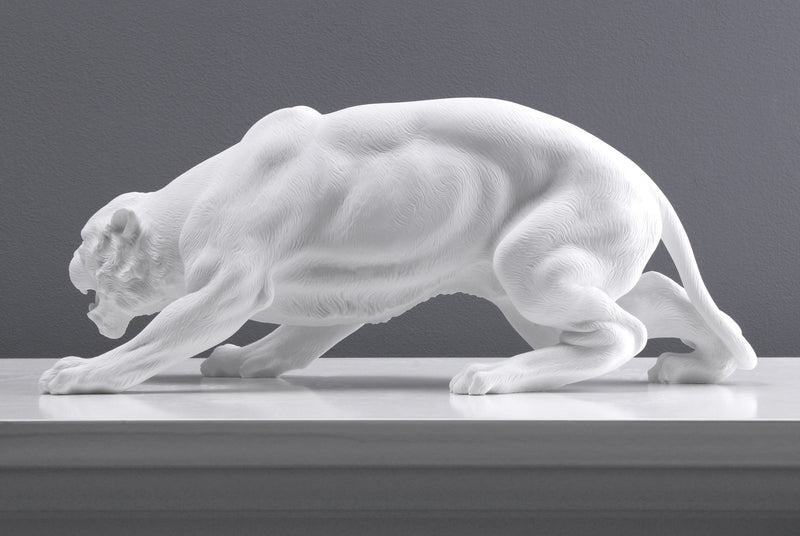 Statue Tigre - sculpture en marbre