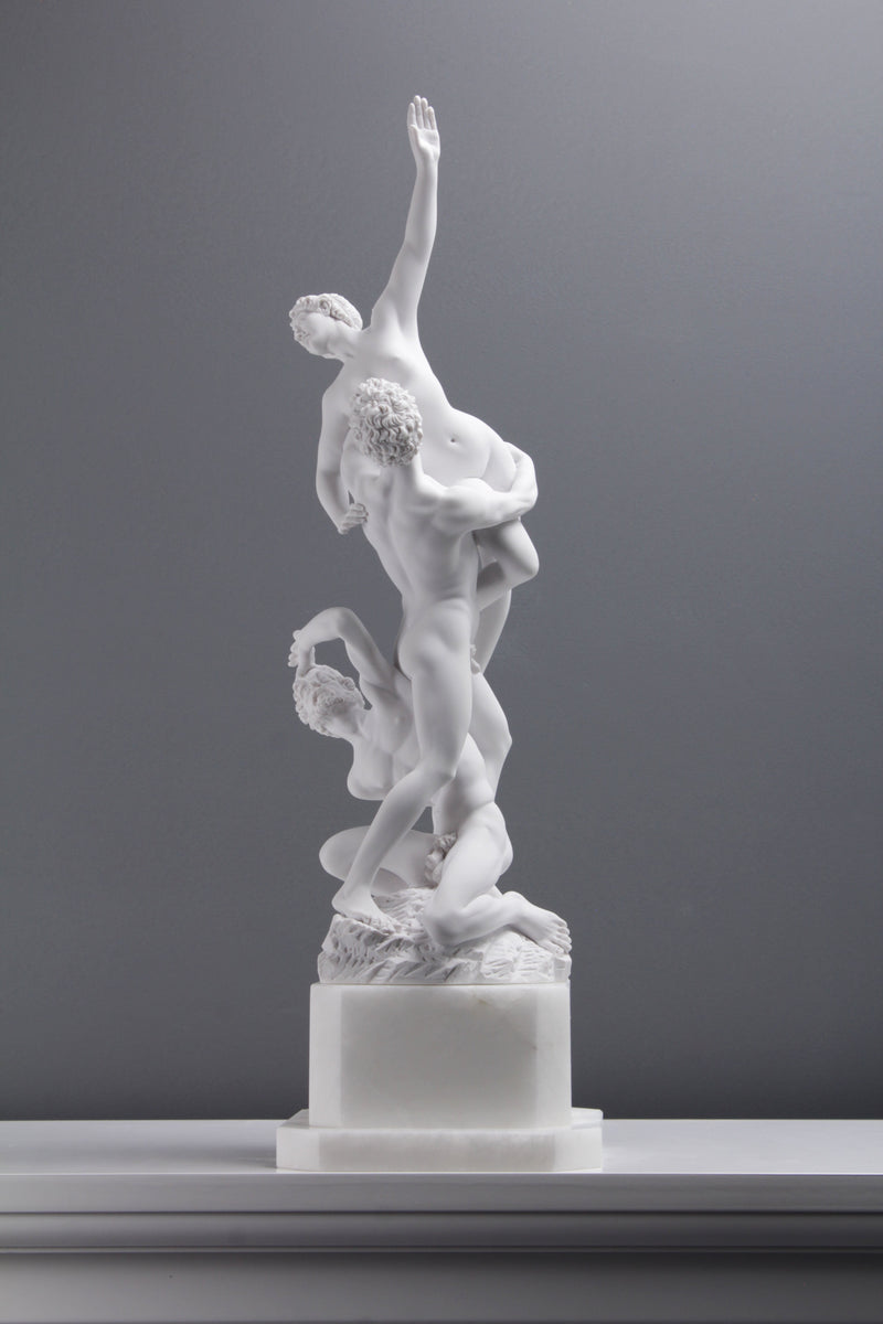 Statue Enlèvement des Sabines (Jean Bologne) - sculpture en marbre