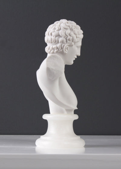 Buste Hermès (petite taille) - sculpture en marbre