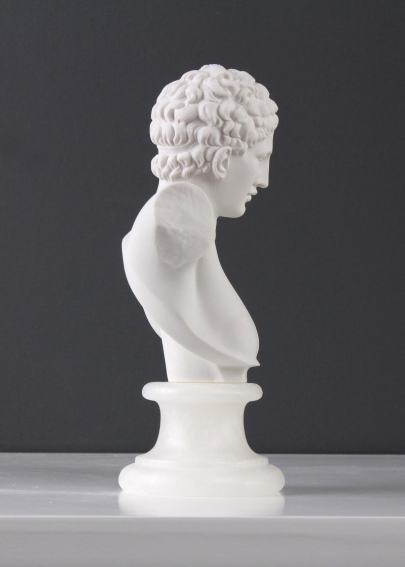 Buste Hermès (petite taille) - sculpture en marbre