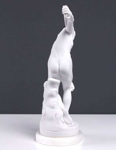 Statue Discobole (petite taille) - sculpture en marbre
