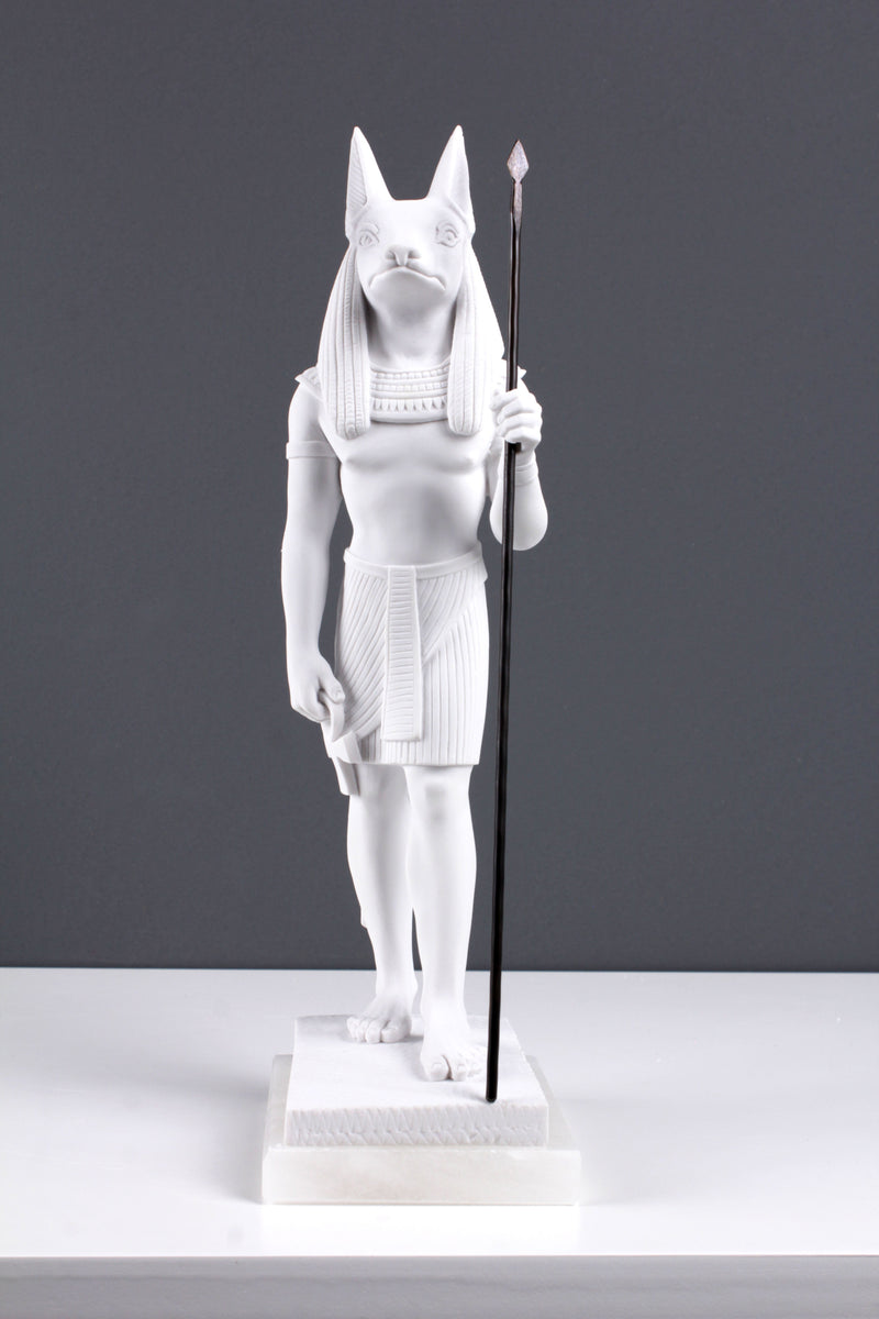 Sculpture Anubis - sculpture en marbre
