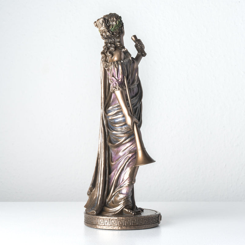 Clio – Muse de l’Histoire (Sculpture en bronze à froid)
