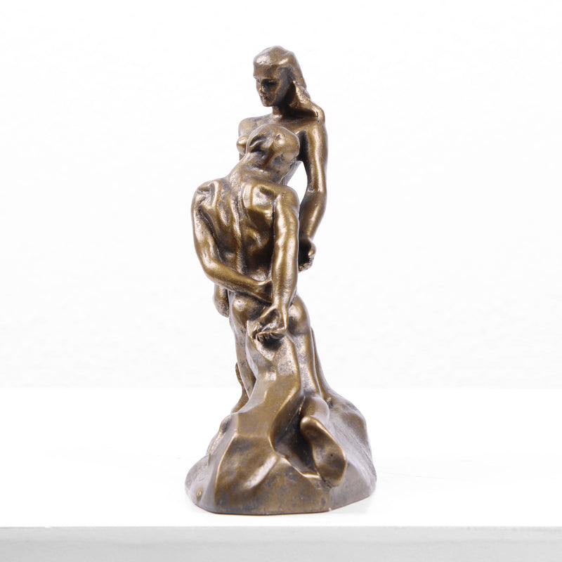 Statue Éternelle Idole (Couple de Rodin) - Sculpture en bronze coulé à froid