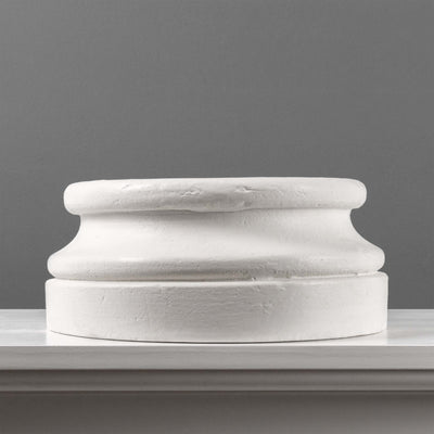 Paire de 2 Socles Ronds de Jardin (Bases pour Statues)