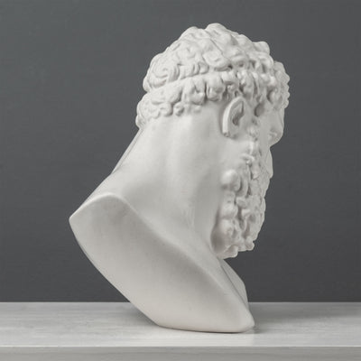 Buste d’Hercule – Héros Grec de la Force et de la Puissance – Sculpture en Marbre