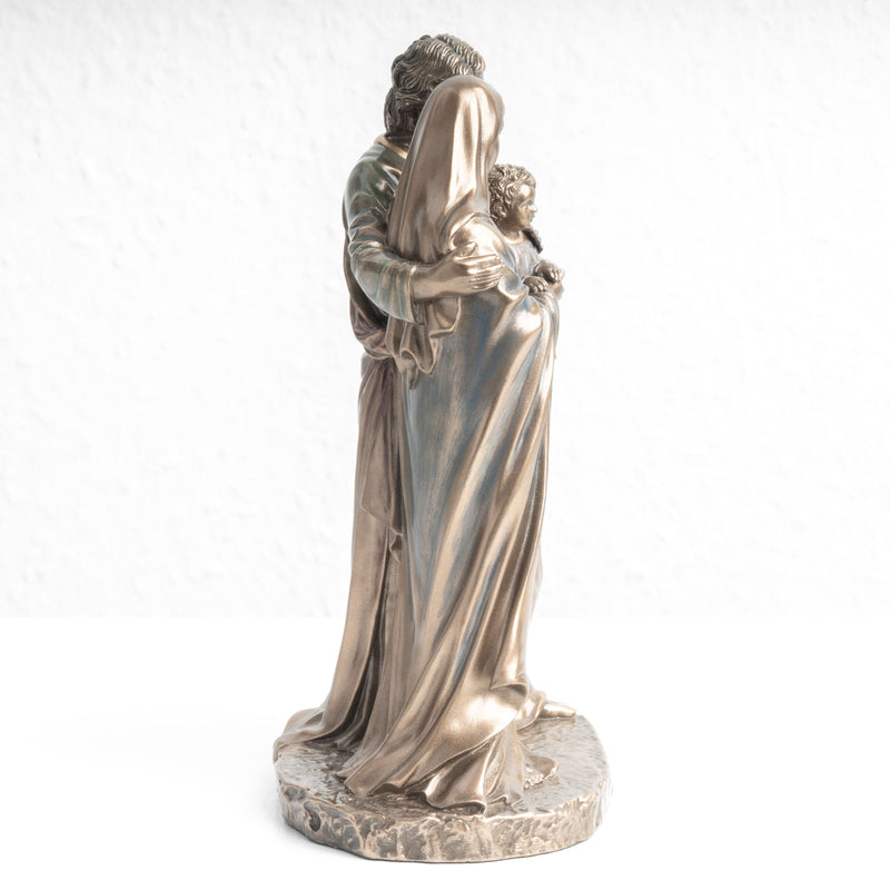 Statue de la Sainte Famille – Protectrice des Familles Chrétiennes (Sculpture en Bronze à Froid)