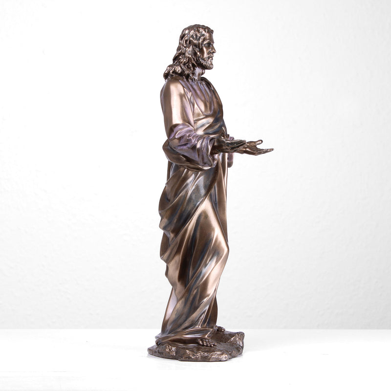 Statue de Jésus en Bronze (Sculpture en bronze coulé à froid du Christ)