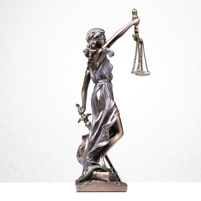 Statue Thémis - La déesse de la justice (Bronze coulé à froid)