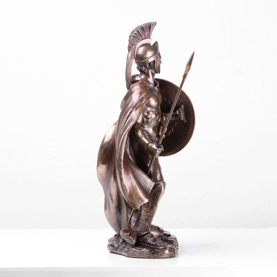Statue Léonidas (Sculpture en bronze coulé à froid du guerrier romain)