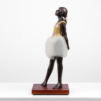 Grande Sculpture de la Petite Danseuse de Degas (Statue en bronze coulé à froid)