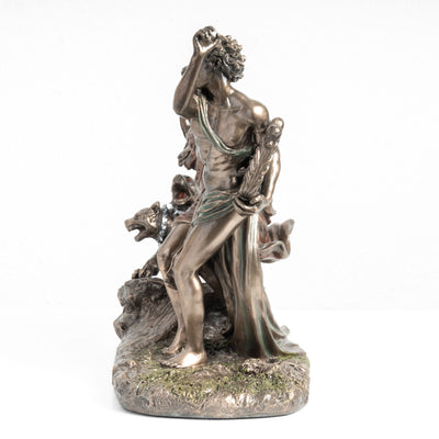 Statue d’Orphée et Eurydice – Fuyant les Enfers (Sculpture en Bronze à Froid)