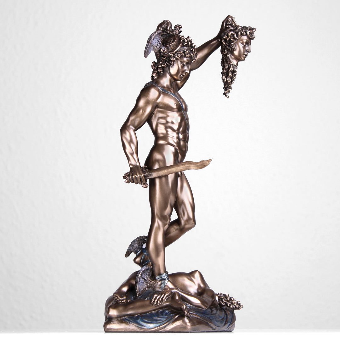Statue Méduse En Résine | Sculpture Décorative Grecque | Environ 9,5x3,4x4,3 Cm | Ornement Bureau, Salon, Collection - 3