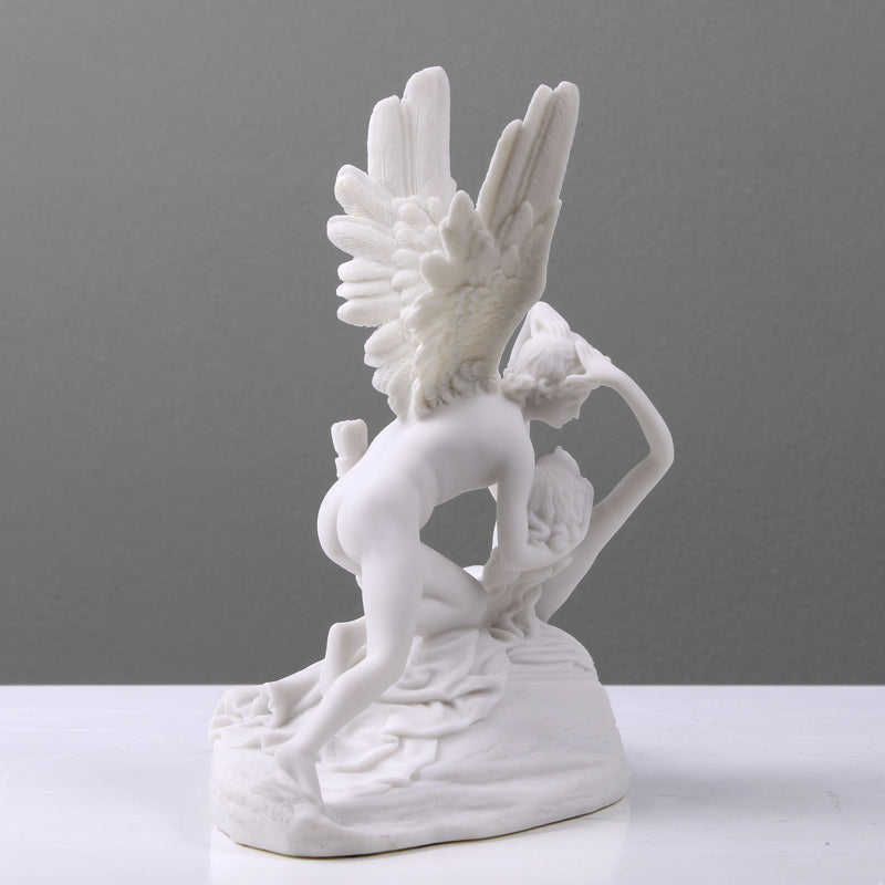 Sculpture Amour et Psyché (Statue blanche)