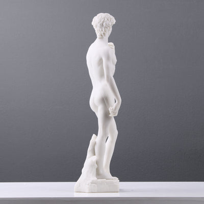 Sculpture David par Michel-Ange (Statue blanche)