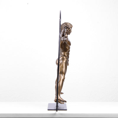 Statue de l' Homme Vitruvien (Sculpture du Corps de Léonard de Vinci) - Grande