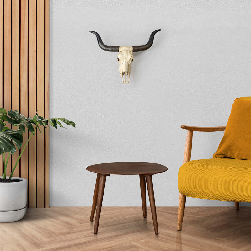 Sculpture Murale de Crane Longhorn (Statue en Resine)