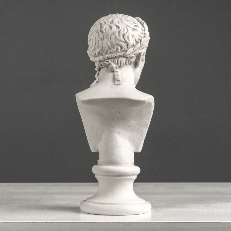 Buste Jules César – Avec couronne de laurier de victoire