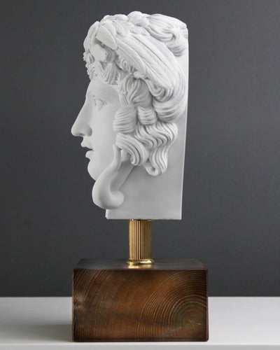 Statue Tête de Méduse - sculpture en marbre