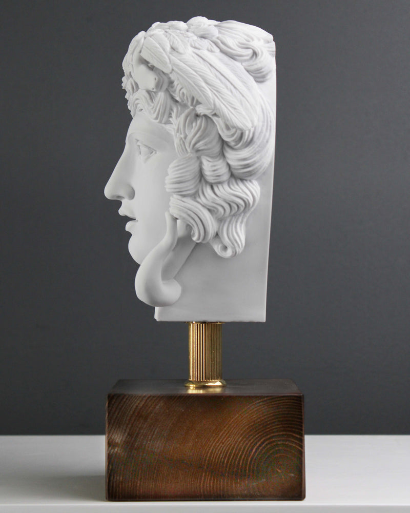 Statue Tête de Méduse - sculpture en marbre