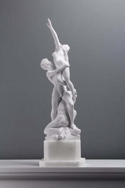 Statue Enlèvement des Sabines (Jean Bologne) - sculpture en marbre