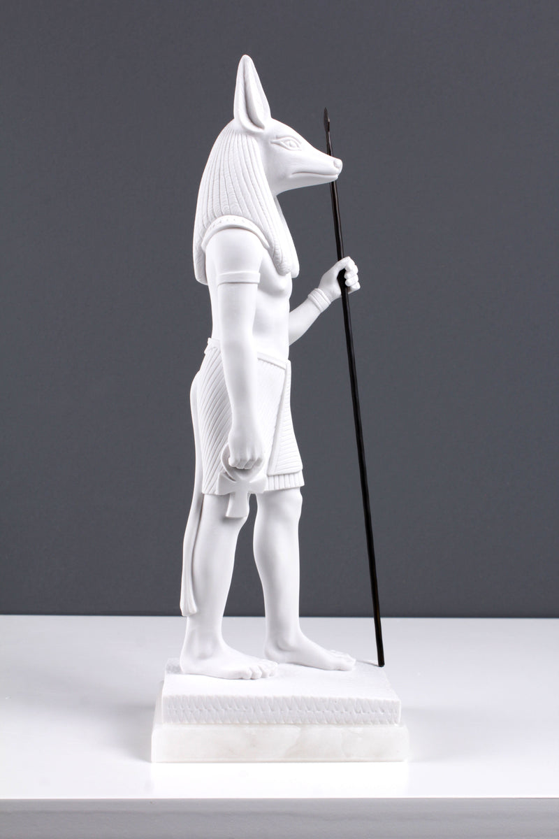 Sculpture Anubis - sculpture en marbre