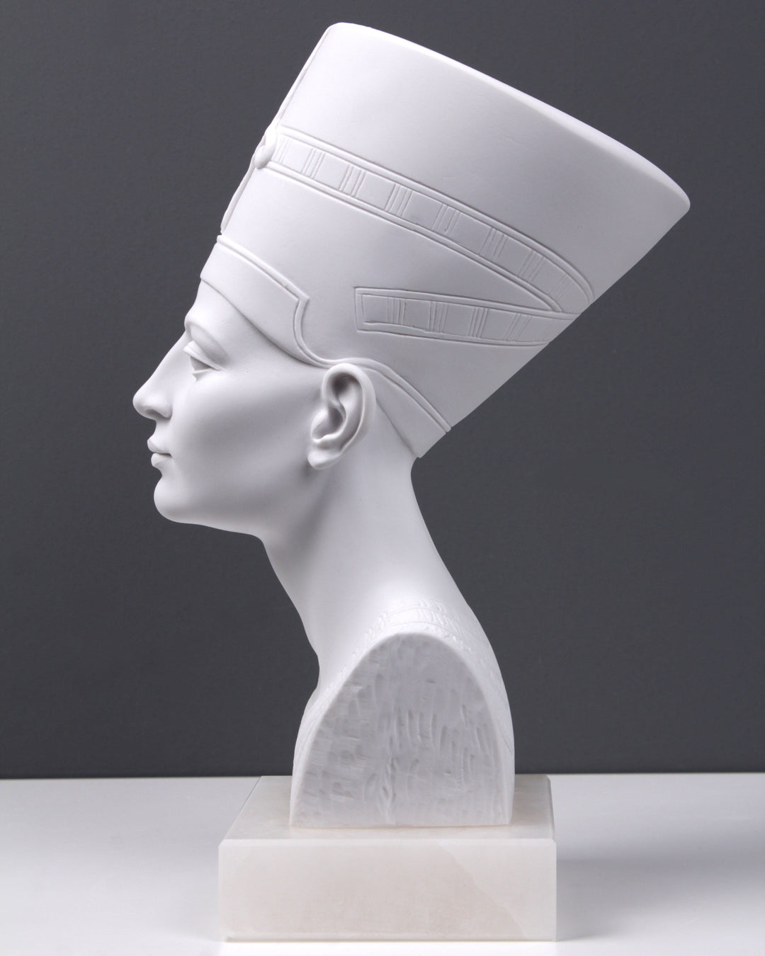 Superbe Buste De La Reine Néfertiti – Sculpture égyptienne 45 Cm – Résine Aspect Vieilli – Idéal Déco