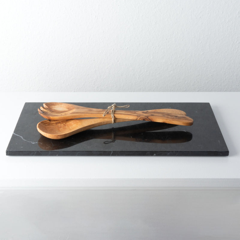 Set de Service à Salade en Bois d’Olivier Fait Main