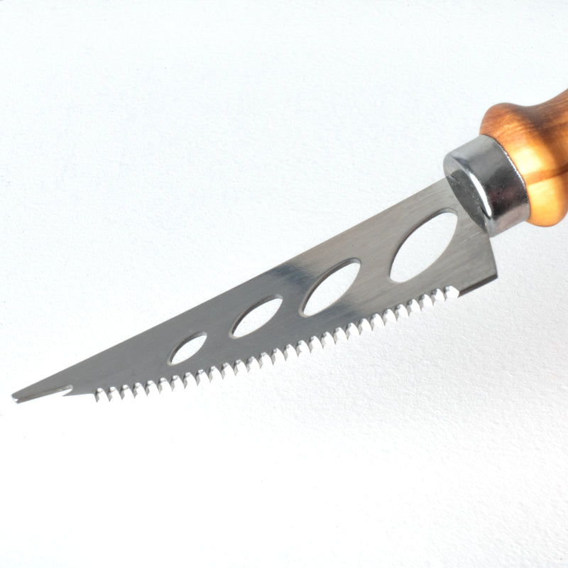 Set de Couteaux à Fromage Bois d’Olivier & Métal Fait Main (5 Pièces)