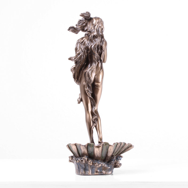 Statue Naissance de Vénus (Sculpture en bronze coulé à froid)