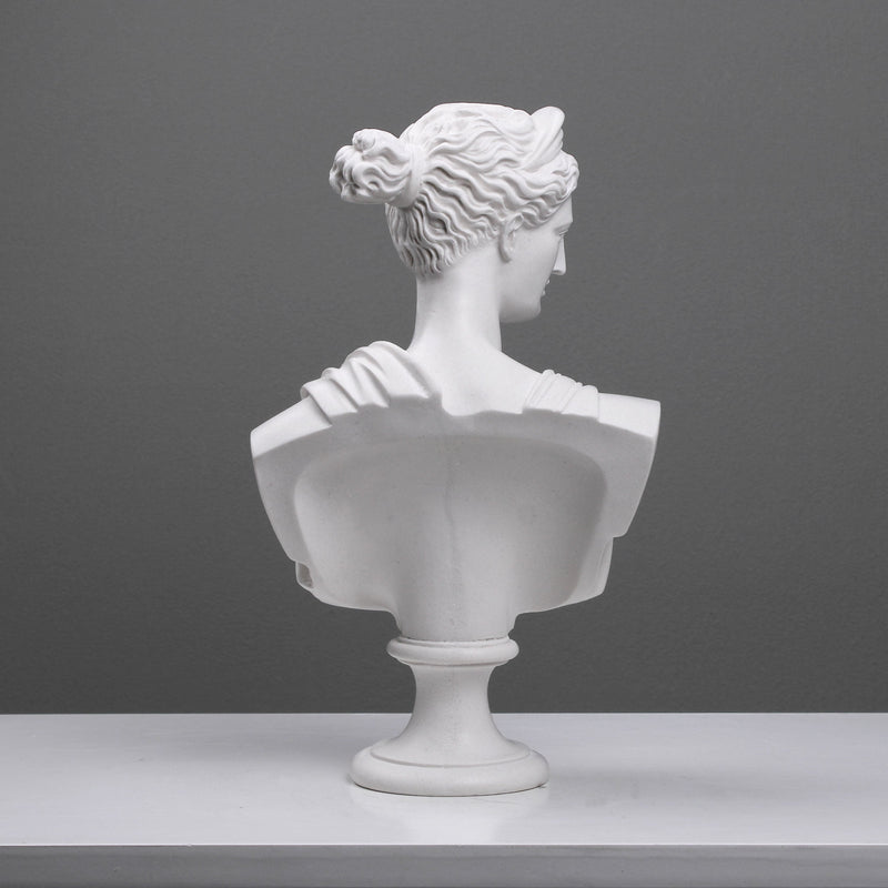 Bustes d’Apollon et Diane en Paire (Statues de Dieux Grecs)