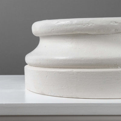 Paire de 2 Socles Ronds de Jardin (Bases pour Statues)