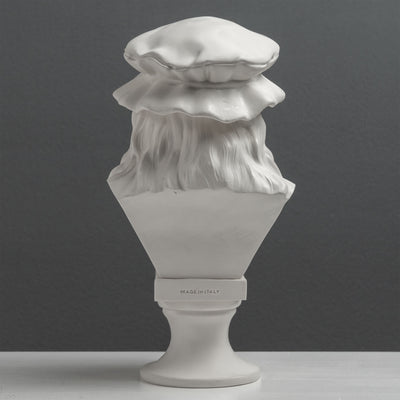 Buste de Léonard de Vinci – Maître de la Renaissance (Statue Blanche)