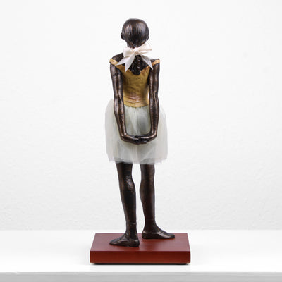 Grande Sculpture de la Petite Danseuse de Degas (Statue en bronze coulé à froid)