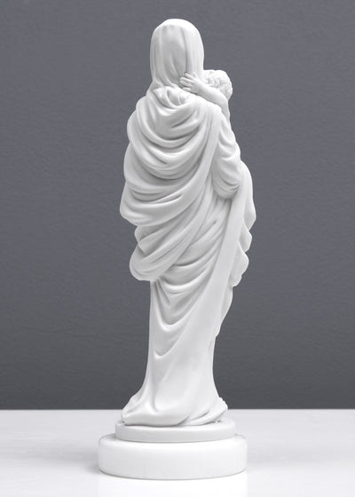 Statue Madonna et enfant (Madonna Delle Arpie par Andrea del Sarto) - sculpture en marbre
