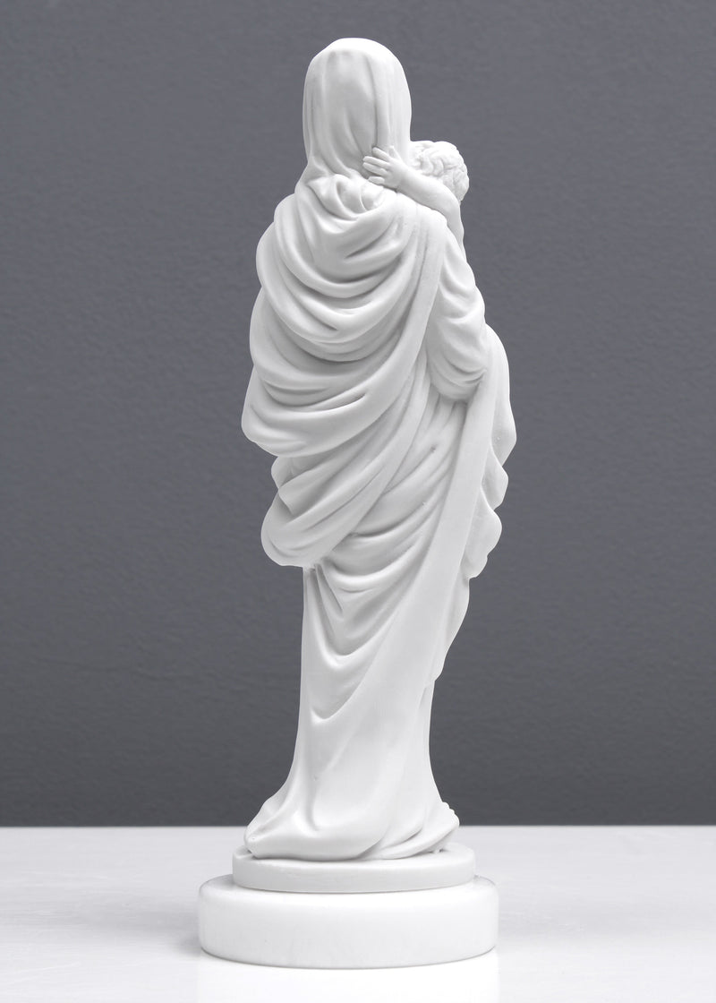 Statue Madonna et enfant (Madonna Delle Arpie par Andrea del Sarto) - sculpture en marbre