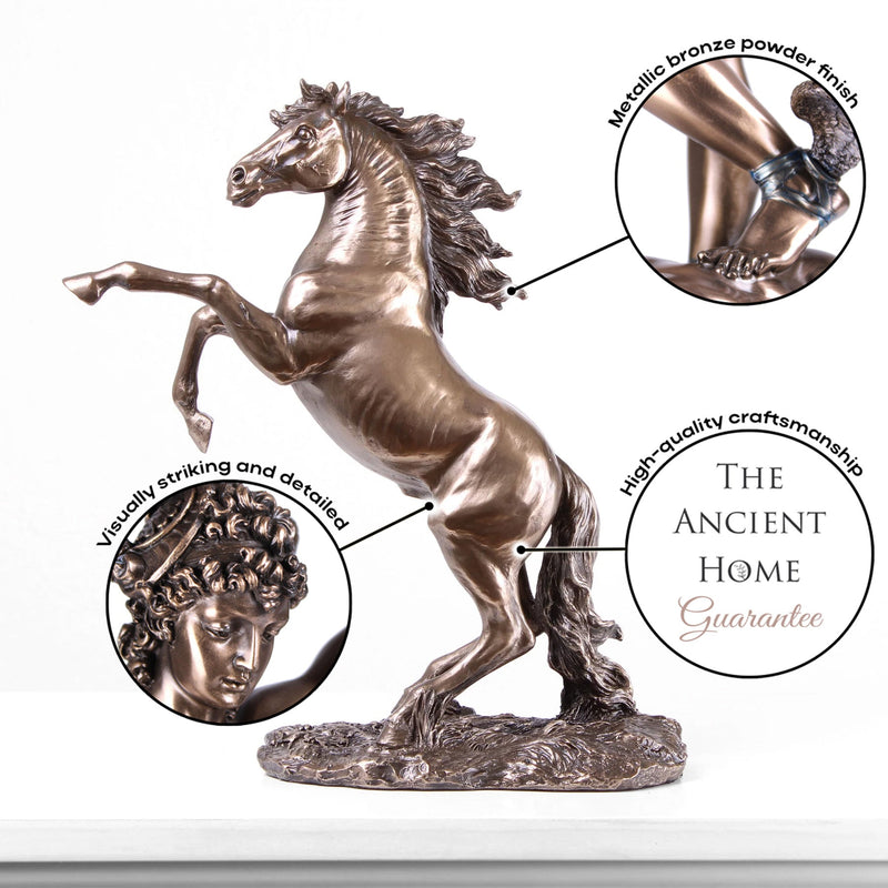 Sculpture Cheval au Galop en Bronze (Statue d&