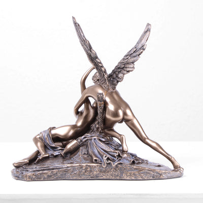 Statue Amour et Psyché - Le baiser de Canova (Sculpture en bronze coulé à froid)