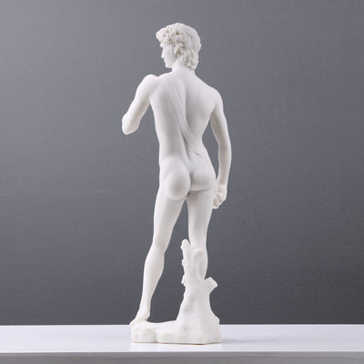 Sculpture David par Michel-Ange (Statue blanche)