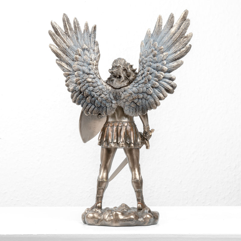 Saint Michel Archange – Défenseur du Ciel (Statue en bronze à froid, Petit modèle)