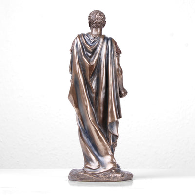 Statue Jules César en Bronze (Sculpture en bronze coulé à froid)